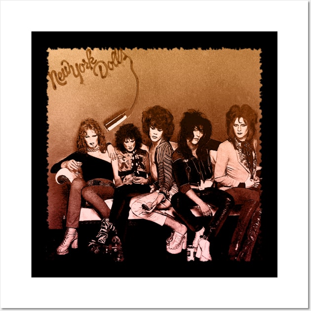 New York Dolls Unplugged Intimate Acoustic Vibes Wall Art by ElenaBerryDesigns